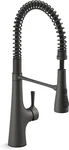 Kohler K-24662-BL Tempered Semi-pro Pull Down Kitchen Sink Faucet, Matte Black. Fixed Price $480.00.