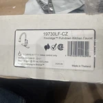 Delta 19730LF-CZ Finnridge Kitchen Faucet W/pull Down Sprayer Champagne Bronze. Fixed Price $200.00.