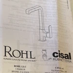 Rohl Quartile Kitchen Single-handle Pull-out Sprayer Faucet Polished. Fixed Price $429.00.