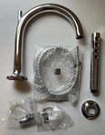 Brizo T67475-PCLHP Odin Deck Mounted Roman Tub Filler With Hand Shower, Chrome. Fixed Price $399.97.
