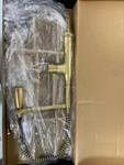 Miseno MNO500LCG Galleria Kitchen Faucet, Multi-flow, Champagne Gold, Deck Plate. Fixed Price $294.99.