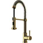 Vigo Edison Pull-down Sprayer Faucet VG02001MG Matte Gold New. Fixed Price $129.99.