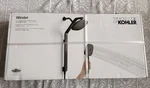 Kohler Windet 3-IN-1 Shower Rail Combo Kit Matte Black R27971-G-BL New Sealed. Fixed Price $240.00.