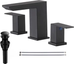 Vccucine Black Waterfall Bathroom Faucet 8 Inch Widespread Sink Fauc.... Fixed Price $56.37.