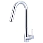 I2 Single-handle Pull-down Sprayer Kitchen Faucet With Straight Polis. Fixed Price $161.28.