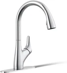 Kohler Rival 1.5 Gpm Pull Down Kitchen Faucet K-30469-CP Polished Chrome. Fixed Price $159.95.