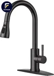 Kitchen Faucets With Pull Down Sprayer Oil Rubber Brown High Arc Single Handle. Fixed Price $157.57.