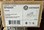 Gerber 0743431 Chrome Two Handle Bathroom Sink Faucet With Metal Pop-up. Fixed Price $31.00.