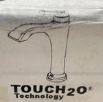 Delta Dorval 656T-SS-DST Stainless TOUCH2O.XT Mid Height Vessel Bathroom Faucet. Fixed Price $759.95.