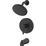Home Impressions Matte Black Single-handle Lever Tub & Shower Faucet. Fixed Price $127.82.