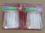 2 Lot Ace Large Clear Acrylic Tub/shower Diverter Handle Universal #40106. Fixed Price $10.99.