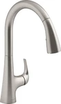 Stylish Pull Down Kitchen Faucet With Dual Spray Function - Stainless Steel. Fixed Price $298.99.