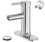 Chrome Bathroom Faucets, Single Handle 1 Hole Sink F.... Fixed Price $58.52.