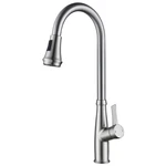 Rbrohant Pull Out Kitchen Faucet, Solid Brass Single Handle. Fixed Price $135.00.