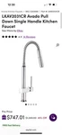 Elkay Chrome Kitchen Faucet LKAV2031CR. Fixed Price $250.00.