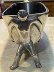 Carrol Boyes Casted Aluminum Push Pull Trough Functional Art. Fixed Price $200.00.