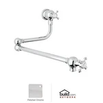 Rohl U.4798X-APC-2 Perrin & Rowe Edwardian Era Wall Mounted Swing Arm Pot Filler. Fixed Price $1311.00.