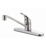 Glacier Bay 1-HANDLE Standard Kitchen Faucet Stainless Steel (1008 018 400). Fixed Price $23.96.