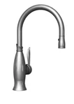 Graff Bollero 8" Single Handle Deck Mounted Pull-down Kitchen Faucet Chrome. Fixed Price $395.00.