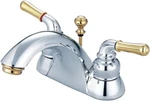 Kingston Brass KB2624B Naples 4-INCH Centerset Lavatory Faucet Pop-up. Fixed Price $90.99.