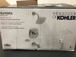 Kohler K-R26586-4G-BN Numista Wall-mount Tub & Shower Faucet, Brushed Nickel. Fixed Price $69.99.