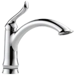 Delta Linden Kitchen Faucet 1-HANDLE Chrome-certified Refurbished. Fixed Price $71.70.