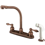 Kingston Brass KB716AL Victorian Centerset Kitchen Faucet. Fixed Price $78.21.