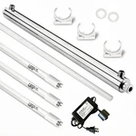 55W Ultraviolet Uv Water Purifier BULBS+3 Quartz Sleeve Filter 12GPM. Fixed Price $159.80.