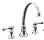 Kohler K-16109-4A-CP Revival Kitchen Sink Faucet, Polished Chrome. No Spray. Fixed Price $999.99.