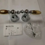 Delta H616CB Victorian Roman Tub Metal Lever Handles - Qty 2. Fixed Price $81.19.