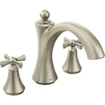 Moen T657BN Wynford Two-handle Non Diverter Roman Tub Faucet, Brushed Nickel. Fixed Price $999.99.