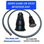 Black Pullout Sprayer Head Hose For Delta Diamond Dst RP50390 Faucet Down. Fixed Price $16.88.