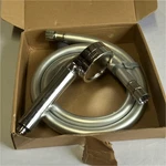 Sneatup Kitchen Sink Faucet Sprayer Head Replacement Chrome Plastic 4525G W/hose. Fixed Price $17.99.