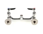 T&s Brass Double Pantry Swivel Base Faucet, Wall Mount, 8 B-0230-LN Free. Fixed Price $192.73.