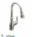 Moen 7185C Brantford Single-handle Pull-down Sprayer Kitchen Faucet Chrome. Fixed Price $215.00.