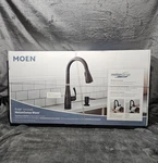 Moen 87014EWBL Essie Touchless One-handle High Arc Kitchen Faucet Matte Black. Fixed Price $159.00.