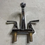 Pfister Selia 4 In. Centerset 2-HANDLE Bathroom Faucet Polished Chrome. Fixed Price $24.00.