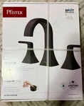 Pfister Bruxie Widespread Double Handle Bathroom Faucet Matte Black Finish. Fixed Price $44.98.