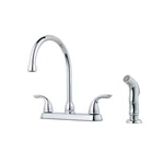 Pfister G136-500 Pfirst Series 1.8 Gpm Gooseneck Kitchen Faucet Chrome. Fixed Price $107.00.