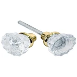 Stuff Tools Mortise Lock Crystal Glass Door Knob Replacement Set, Brass. Fixed Price $22.63.