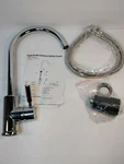 Vapsint 360 Degree Swivel Good Valued Modern Hot Cold Mixer Stainless Steel. Fixed Price $35.00.