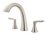 Pfister RT6-5WRK 2-HNDL Roman Tub Trim, Brushed Nickel Slight Wear. Fixed Price $59.12.