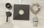 Delta Zura Pressure Balance Valve Trim In Matte Black T14074-BL-R T5 $399. Fixed Price $127.99.