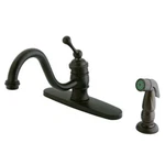Kingston Brass KB3575BLSP 8-INCH Centerset Kitchen Faucet. Fixed Price $137.68.