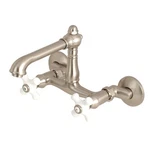 Kingston Brass KS722.PX English Country 1.8 Gpm Widespread Bridge - Nickel. Fixed Price $305.47.