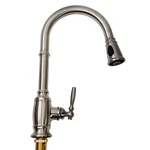 Signature Hardware 481705 Finnian Pull-down Kitchen Faucet Stainless Steel. Fixed Price $289.90.