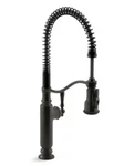 Kohler Tournant K-77515-2BZ Pre-rinse Pullout Spray Kitchen Faucet Rubbed Bronze. Fixed Price $638.00.