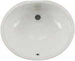 Wells Sinkware 17-INCH Oval Undermount Single Bowl Bathroom Cream. Fixed Price $59.99.
