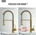 Vigo VG02001S Edison 1.8 Gpm Hole Pre-rinse Pull Down Faucet Matte Brushed. Fixed Price $218.49.