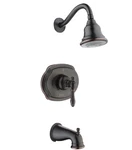 Glacier Bay Lyndhurst Single-handle 3-SPRAY Tub Shower Faucet Bronze. Fixed Price $148.00.